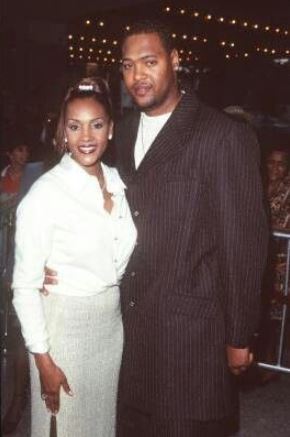 Christopher Harvest with his ex-wife Vivica A. Fox